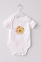 100% Organic Cotton 3-Piece Printed Short Sleeve Baby Bodysuit - 4