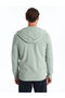 Ozmarka New Season Hooded Long Sleeve Men's Thick Zippered Sweatshirt - 5