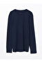 Vizyon New Season Crew Neck Long Sleeve Combed Cotton Men's T-Shirt - 5