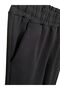Women's Black High Quality Pocket Elastic Stretchy Double Leg Sweatpants - 2