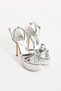 7-9633 16cm Platform High Thin Heeled Evening Dress Shoes - 7