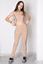 Dark Beige Girl's Taty Croplu 2 Piece Set 20246