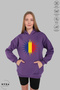 Unisex Hoodie Long Sleeve Romania Printed Hooded Raster Oversize Cotton Sweatshirt - 3