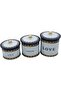 Erb30u1 Round Box Ø140, Knob Handle, Set of 3, Mosaic - 2