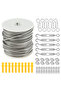 15M Set 15/30M Stainless Steel Cable Rope PVC Coated Garden Cable Guardrail Ropes Multifunction Rail - 8