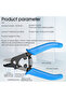 COMPTYCO VCFS-33 Three-port Fiber Stripping Pliers Optical Fiber Stripper FTTH Tool Fiber Optic W... - 5