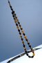 Silver Kazaz Tassel Double Color Fire Amber Rosary - 2
