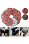100pcs Sanding Discs 5Inch Round Alumina Sanding Pads 8-Hole Sanding Paper Polishing Sandpaper fo... - 3