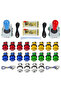 مجموعة Arcade 2 Player Zero Delay Kit Mando Arcade USB Encoder إلى Pc Rasberry Pi Happ زر ضغط Joysti...