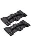 Black Roll Bar Grab Handles 2 Pack Unlimited Roll Bar Side Grab Handle for Jeep Wrangler YJ TJ LJ... - 4