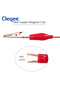 Cleqee P1533 10pcs Dupont Male to Alligator Clip Silicone Jumper Cable 26AWG Wire For Breadboard ... - 2