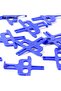 WHITE 10pcs Hydraulic Plastic Disc Brake Pads Spacer Instert Bicycle Brake Spacer Disc Brakes MTB Bi