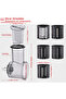 ملحق تقطيع وبرش لخلاط KitchenAid الثابت مع 5 شفرات - 4