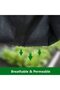 80CMX1000CM black Garden Landscape Fabric Weed Barrier Heavy Duty Driveway Gardening Mat Polypropyle - 3