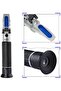 2 IN 1 Salinity Refractometer Aquarium Salt Tester with ATC Dual Scale 0-100‰ & 1.000-1.070 Speci... - 5