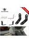 Free Shipping 2pcs Hinge Brackets + 8x Screws High Quality Glove Box Lid Hinge Snapped Repair Kit...