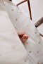 Baby Size (Without Sheets) Muslin Duvet Cover Set 100X150 cm |   Daisy Leaves - 5