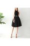 Black 3 Layers 65 cm Length Puffy Tutu Women's Skirt Tulle Skirt