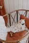 Park Bed Muslin Duvet Cover Set (80X110)| Peachy Flowers - 4