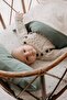 Park Bed Muslin Duvet Cover Set (80X110)| Green Dots - 5