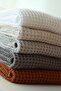 Extra Soft Waffle Baby Blanket - 100% Organic Cotton Gots Certified - 85X80 cm - 4