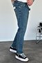 Men's Regular Fit Lycra Stretchy Blue Jean Jeans Pants Ke-673 - 3