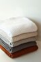 Extra Soft Waffle Baby Blanket - 100% Organic Cotton Gots Certified - 85X80 cm - 2