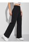 Bt16274327 Women's Non-Fading Black High Waist Wide Leg Jeans Trousers - 3