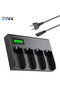 US 4-Channel Battery Charger with LCD Display for NP-F970, NP-F960, NP-F770, NP-F750, NP-F57 - 7
