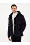 Navy Blue Regular Fit Coat 50292540-Vr033 - 3