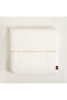 Mino Ecru E.King Size Cotton Satin Duvet Cover Set - 2