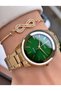 Ferruci Brand Gold Color Steel Band Women's Wrist Watch - Bracelet Gift - 5