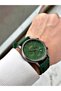 Function Green Color Silicone Cord Men's Wrist Watch - 3