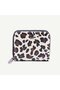 Uderra Women's Genuine Leather White Leopard Mini Wallet - S1Kc0117