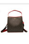 Women's Printed Oversized Hand and Shoulder Bag Mh2117Mh - 7