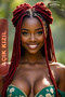 شعر صناعي لتضفير الشعر الأفريقي Rasta وBox Braid - أحمر فاتح - 5