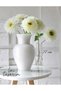 Nordic Style Simple Bohemian Carafe 27 cm White Glass Vase