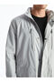 Standard Mold Hooded Men's Coat - 5