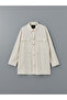Lcw Grace Linen Blended Women's Shirt Jacket - 5