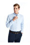 Regular Fit Long Sleeve Linen Blended Men's Shirt