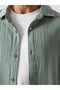 Xside Khaki Regular Fit Long Sleeve Men's Shirt (S5) - 3
