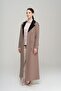 Epaulet Detailed Garnished Raglan Sleeve Lined Top Coat MINK 6548 - 6