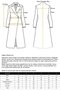 Double-Breasted Waist-Tied Coat Gray 3058 - 8
