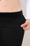 Large Size Thick Winter Plush Black Recovery Thermal Leggings (Suitable for up to 200 kg) - 2