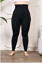 Large Size Thick Winter Plush Black Recovery Thermal Leggings (Suitable for up to 200 kg) - 7