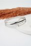Women's 316 L Stainless Steel Anti-Allergenic Zircon Stone and Enameled Nail Model Bracelet - 2