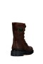 Waiter Boot Genuine Leather Brown Washed Nubuck Outdoor Women's Boots - 2