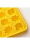 2 Shaped Ice Molds 2X20X14,5 cm Set of 2 15 Compartment Ice Molds Rubber Yellow Color - 3
