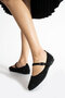 Stone Women's Ballet Shoes with Buckle
