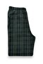 Men's Green Fleece Pocket Winter Thick High Quality Pajama Bottoms - 4